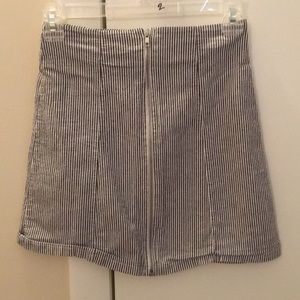 Brandy Melville pinstriped skirt